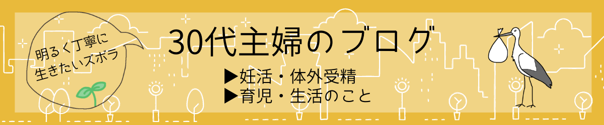 30代主婦の妊活ブログ